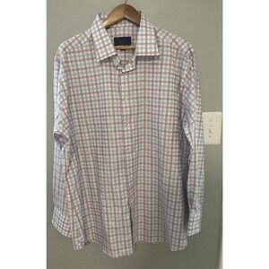 David Donahue mens 18 34/35 Dress Shirt